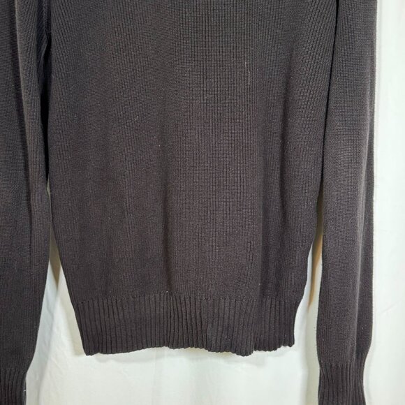 PUMA Black Solid Activewear Men's Sweater Jacket Size Xl X LargeCotton Nylon Rib - Picture 6 of 12